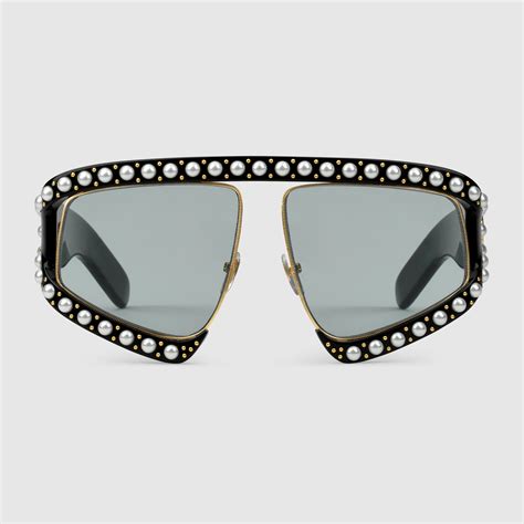 gucci inspired pearl sunglasses|Gucci Sunglasses for Women .